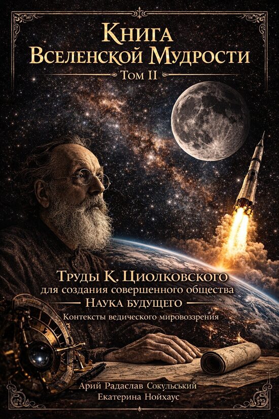 Книга Вселенской Мудрости. Том II. Труды К. Циолковского для создания совершенного общества. Наука будущего. Контексты ведического мировоззрения.